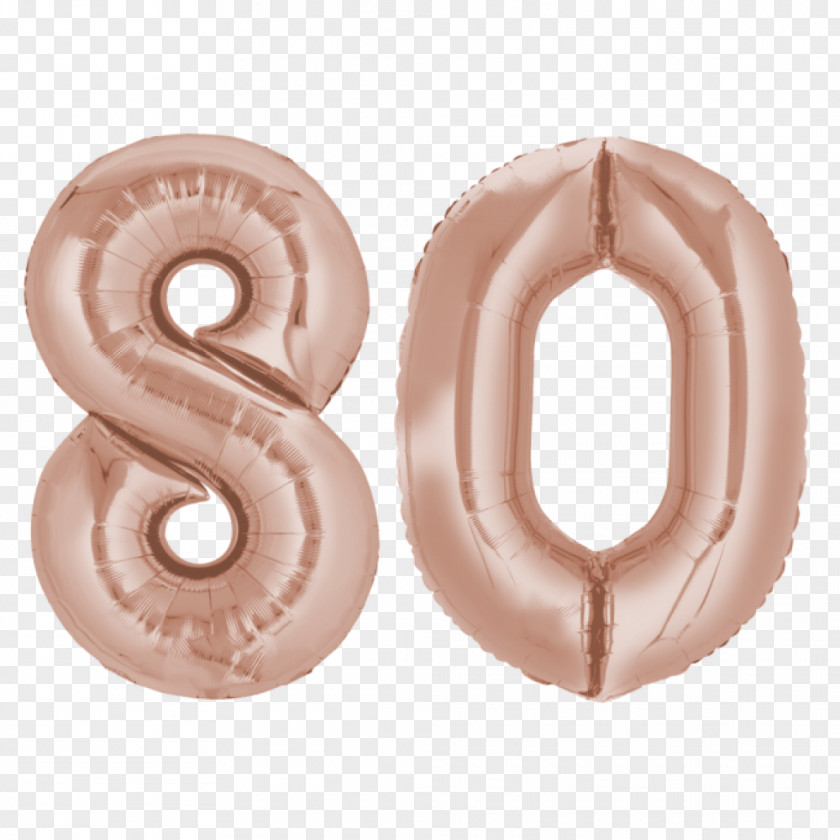 Golden Party Balloon Gold Birthday Number PNG