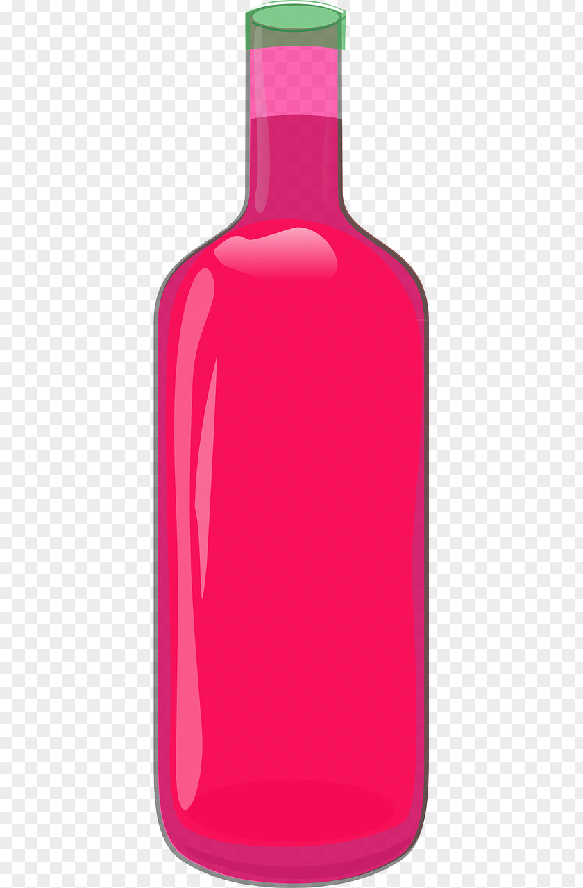 Wine Glass Bottle Rosé Alcoholic Drink PNG