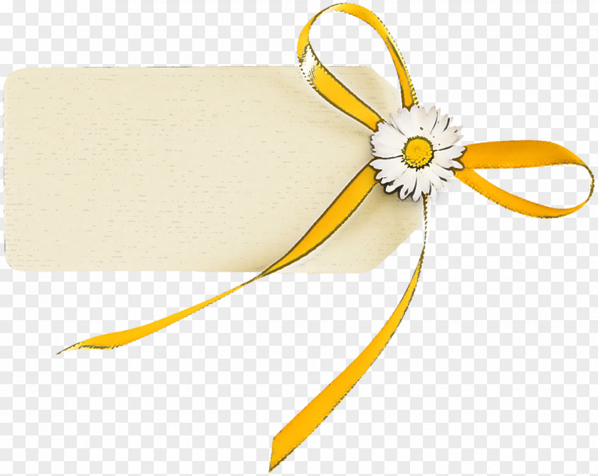 Yellow Hair Accessory PNG