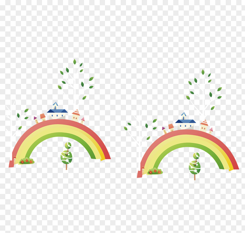 Cartoon Rainbow Clip Art PNG