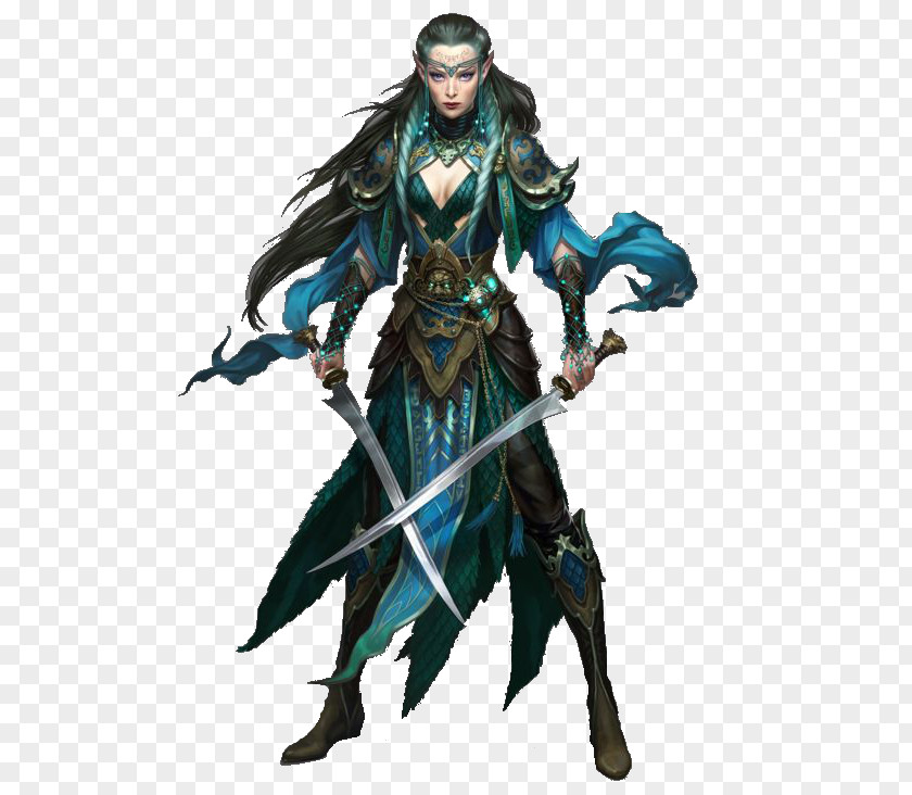Dungeons And Dragons & Pathfinder Roleplaying Game Elf Concept Art Character PNG