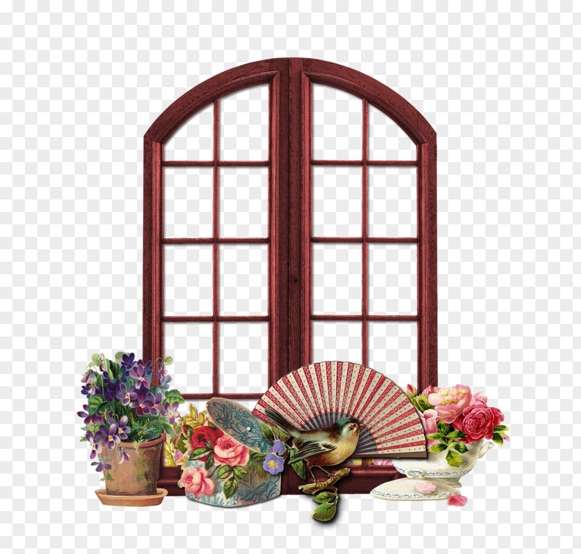 Hand Painted Watercolor Window Landscape Microsoft Windows PNG