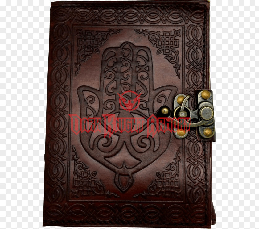 Notebook Leather Latch Hamsa Ring Binder PNG