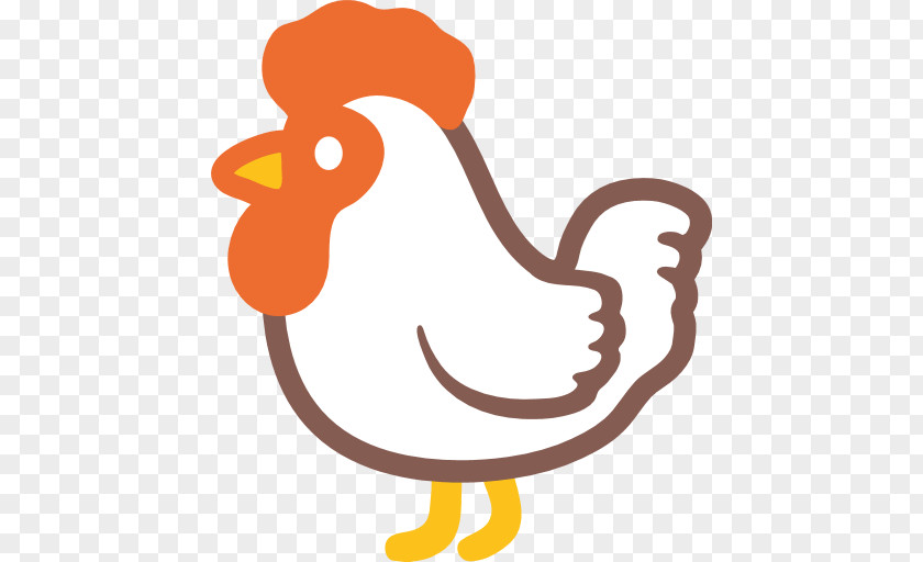 Rooster Emoji Chicken Sticker Text Messaging SMS PNG