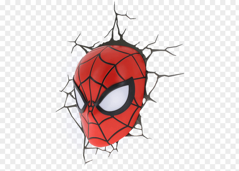 Spiderman 3D Spider-Man Light Iron Man Mask Superhero PNG