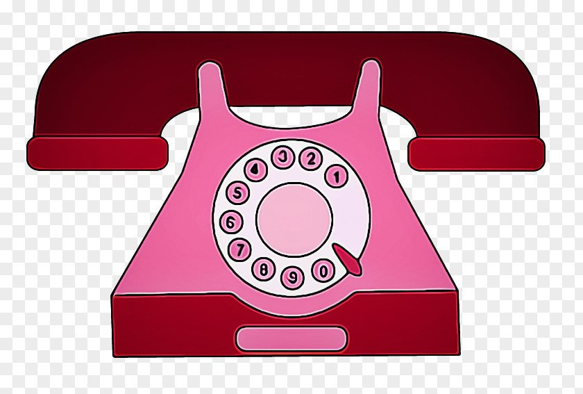 Tshirt Telephone Pink Red T-shirt PNG