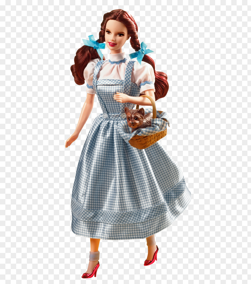 Barbie Dorothy Gale The Wizard Of Oz Doll #N6559 Toto Ken PNG