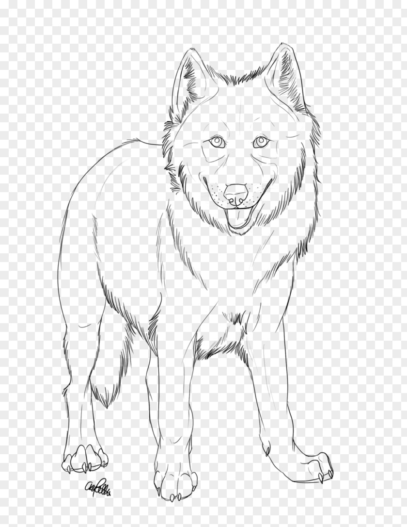 Lazy Dog Line Art Drawing Puppy PNG
