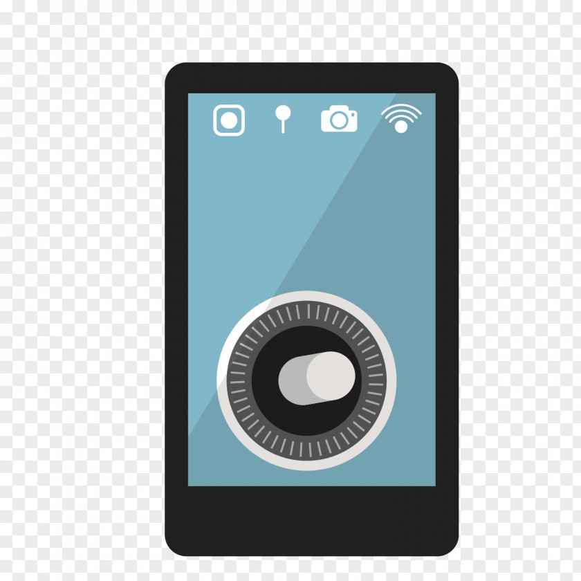 Vector Black Plate App Icon Camera PNG