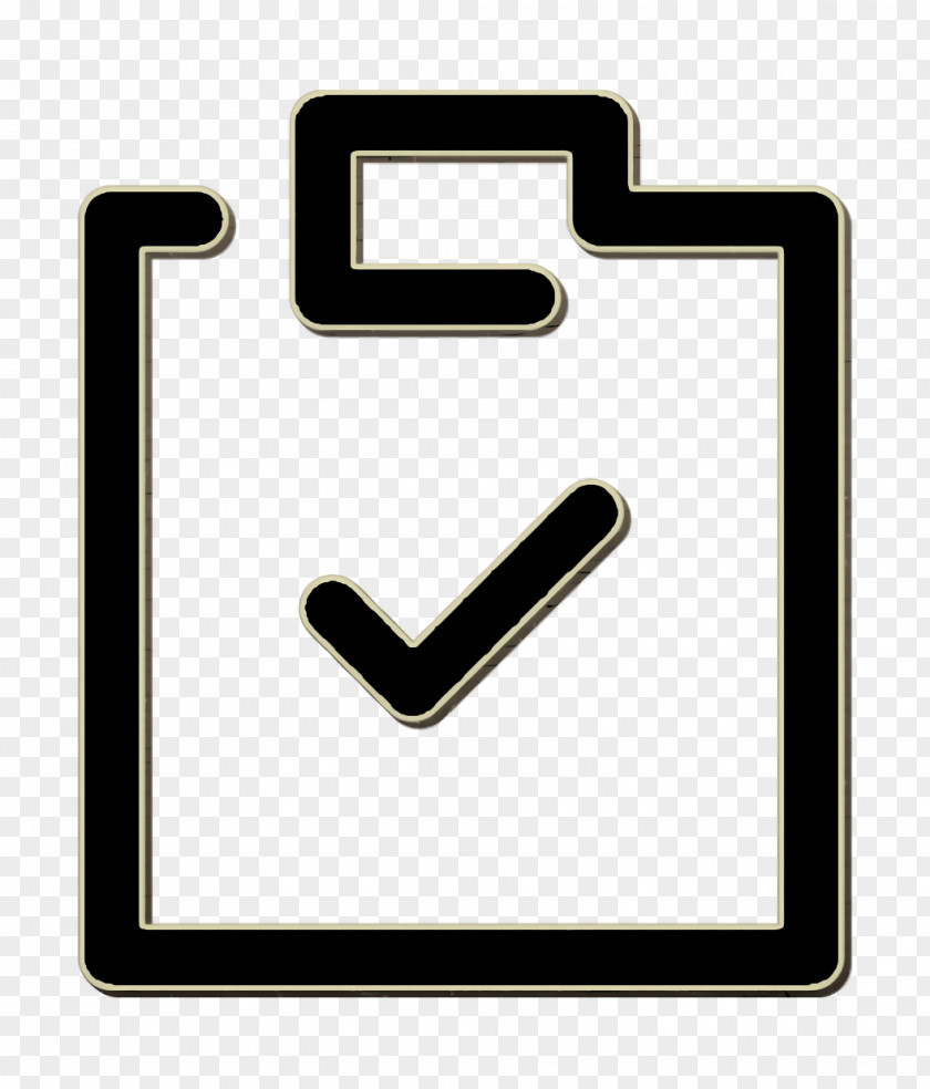 List Icon Clipboard Creative Outlines PNG