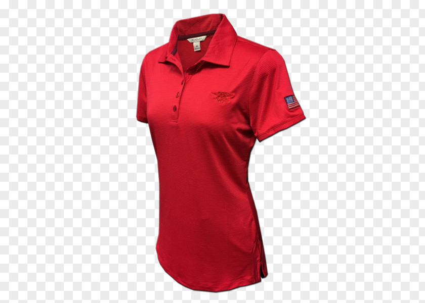 Red Polo T-shirt Shirt Adidas Clothing Top PNG