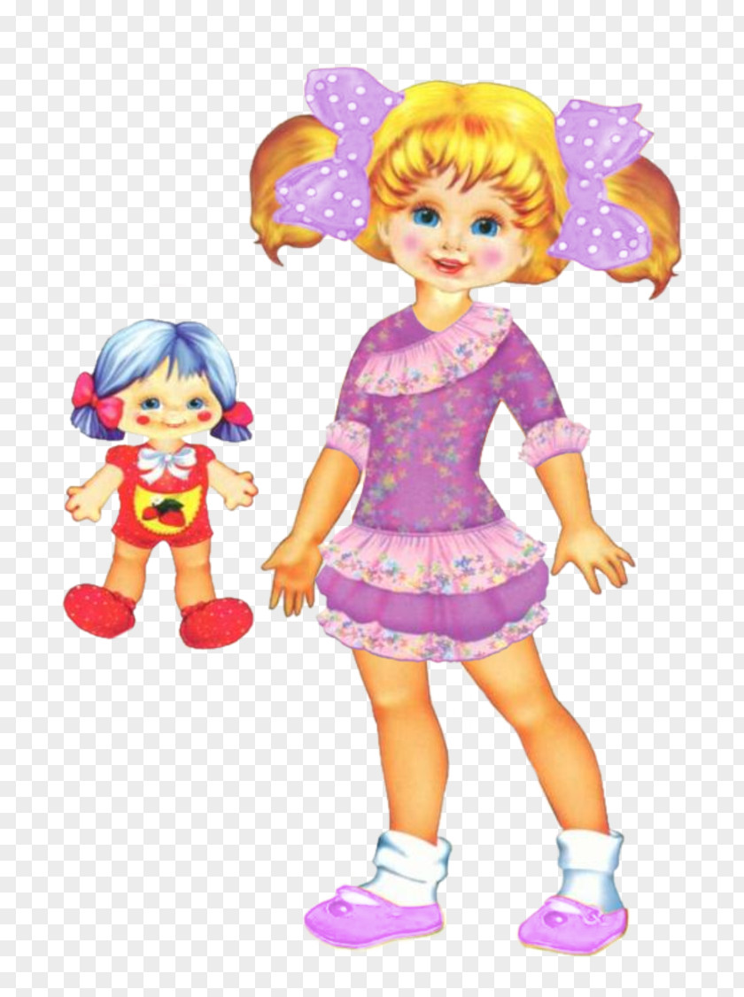 Barbie Toddler Cartoon Doll PNG