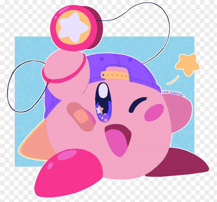 Kirby Star Allies Fanart Battle Royale Yo-Yos Art Clip PNG