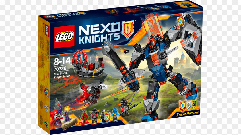 Toy LEGO 70326 NEXO KNIGHTS The Black Knight Mech PNG