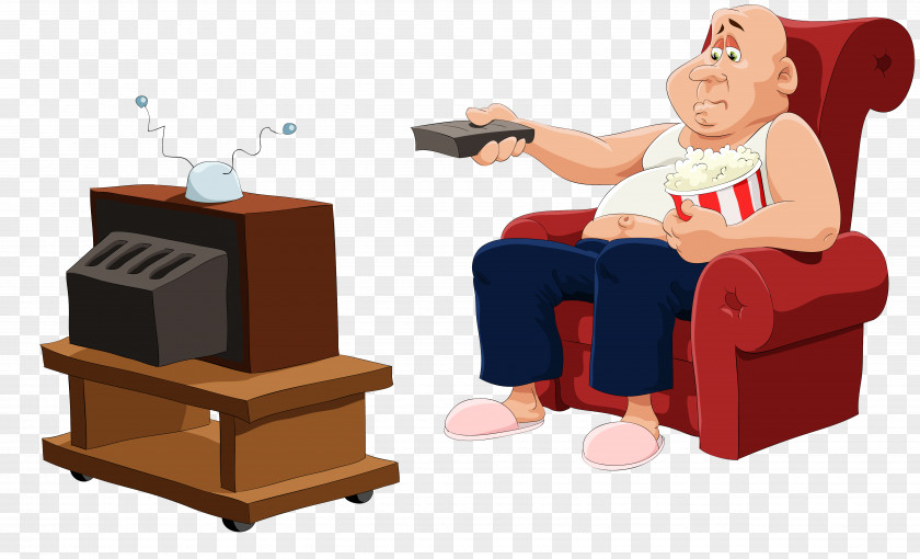 Watching Tv Television Cartoon Royalty-free Clip Art PNG