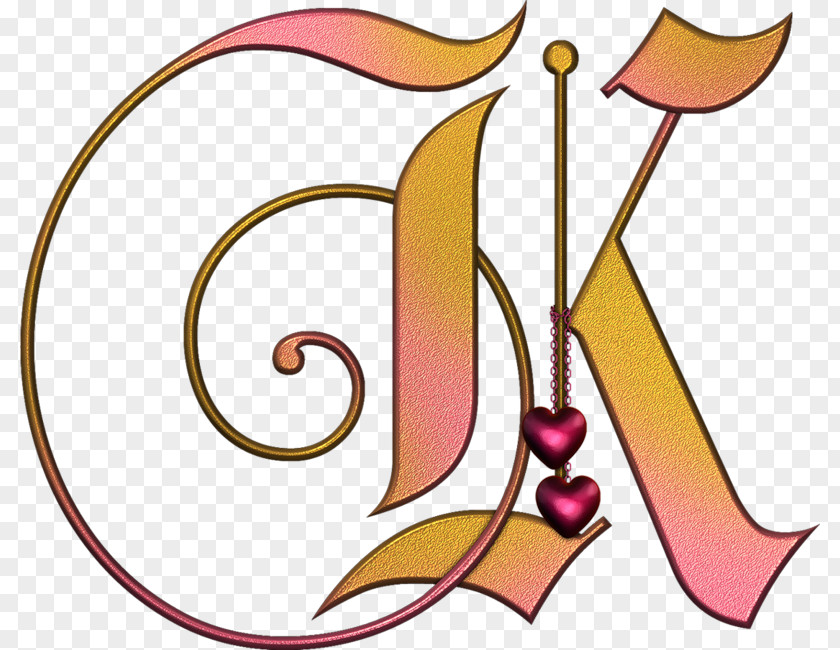 Alphabet Strawberry Decorative Letters K Clip Art PNG