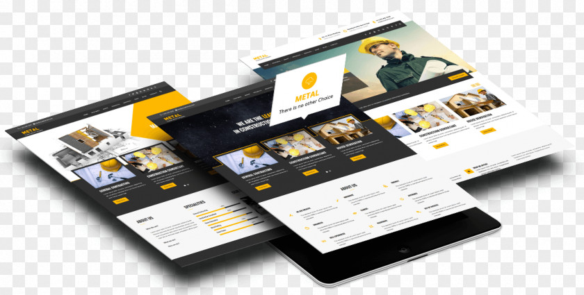 Creative Tab Brand Product Design Responsive Web PNG