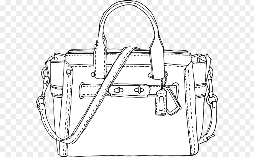 Design Handbag White Messenger Bags Line Art PNG