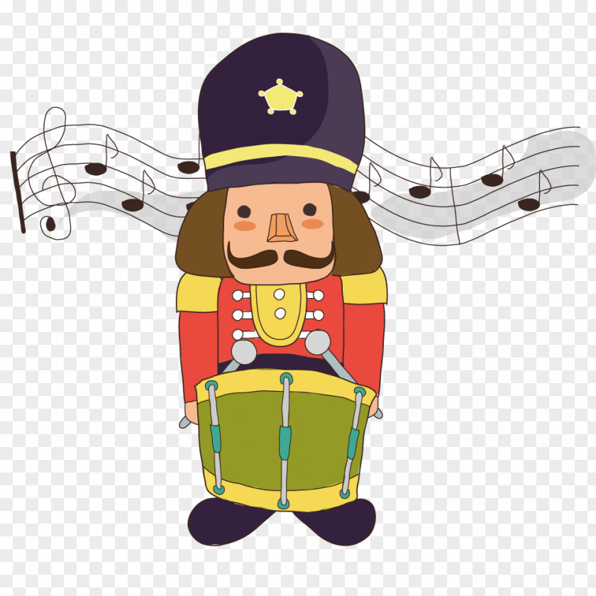 Drums Knight Cartoon Poster Illustration PNG