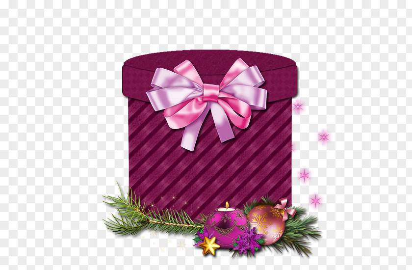 Gift Ribbon Pink M PNG