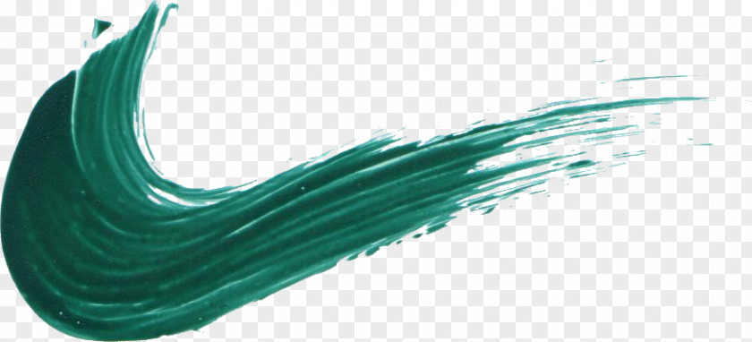 Green Brush Paint PNG