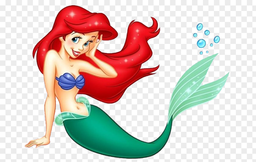 Cartoon Mermaid Ariel Belle Disney Princess Animation PNG