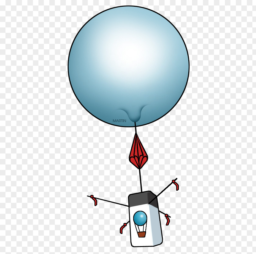Weather Balloon Forecasting Vane Clip Art PNG