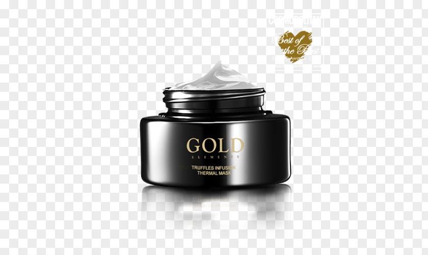 Data Elements Truffle Mask Skin Care Gold PNG