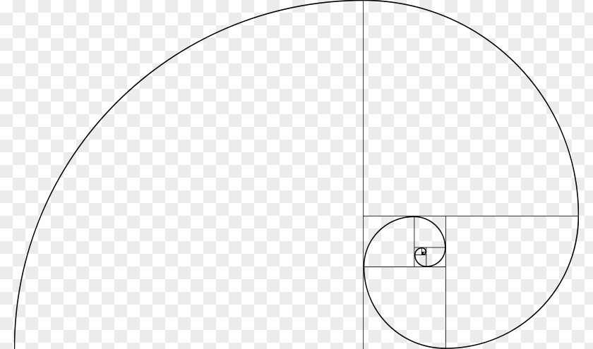 Fibonacci Golden Spiral Ratio Number Logarithmic PNG