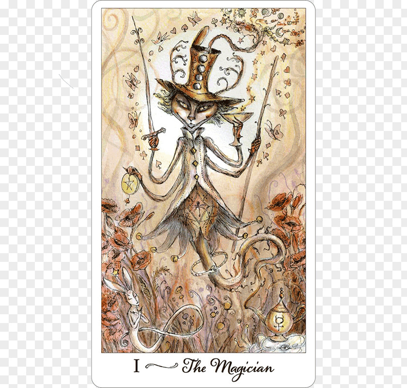 Merlion Drawing Paulina Tarot Magnets: The Magician U.S. Games Systems PNG