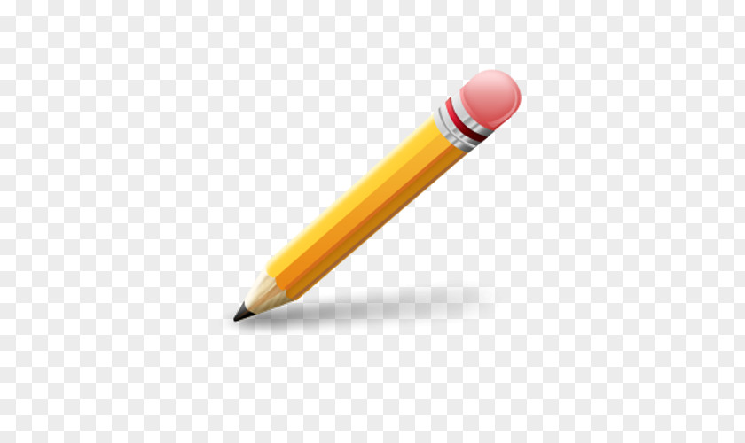 Cute Pencil Icon Design Editing Iconfinder PNG
