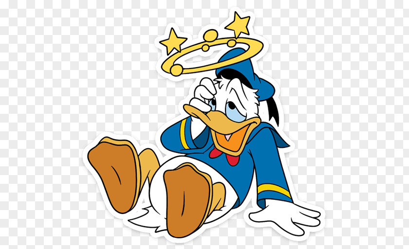 Donald Duck Daffy Telegram Sticker PNG