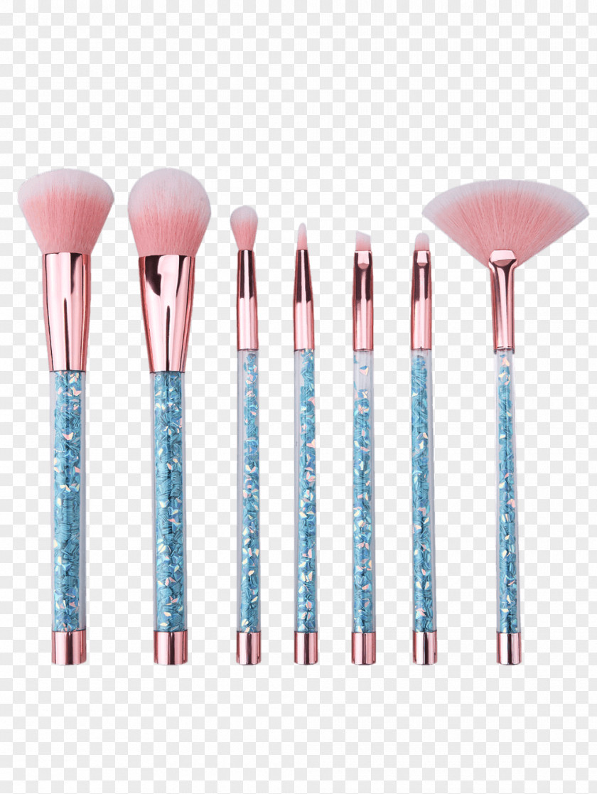 MAKE UP TOOLS Makeup Brush Cosmetics Glitter Plastic PNG