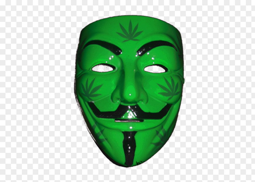 Mask Guy Fawkes Cannabis Drawing PNG