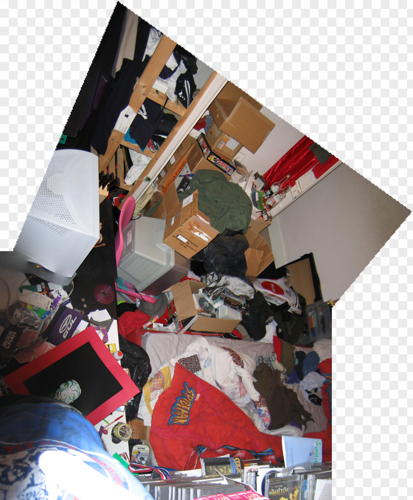 Messy Room Collage PNG