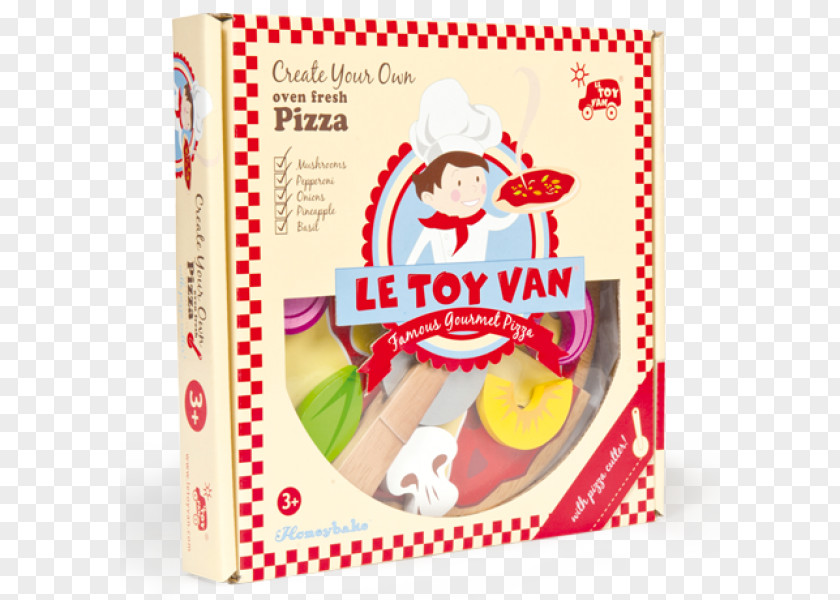 Toy Le Van Honeybake Pizza Tool Box Cuisine PNG
