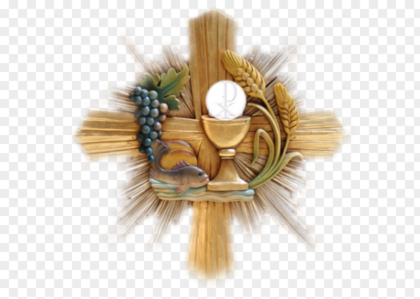 Eucharist First Communion Religion Holy Card PNG