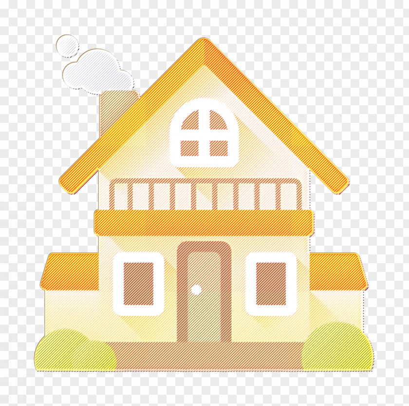 Facade Roof Real Estate Icon Mansion PNG