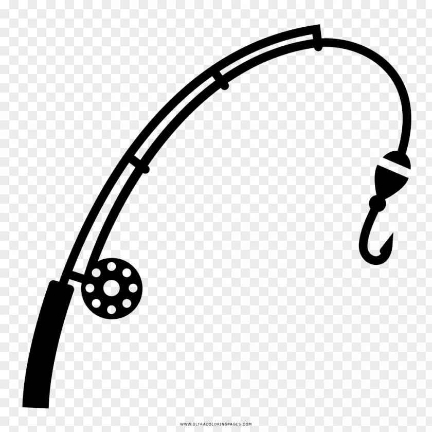 Fishing Rods Drawing Coloring Book Fish Hook PNG
