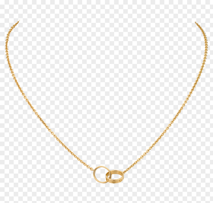 Necklace Colored Gold Diamond Czerwone Złoto PNG