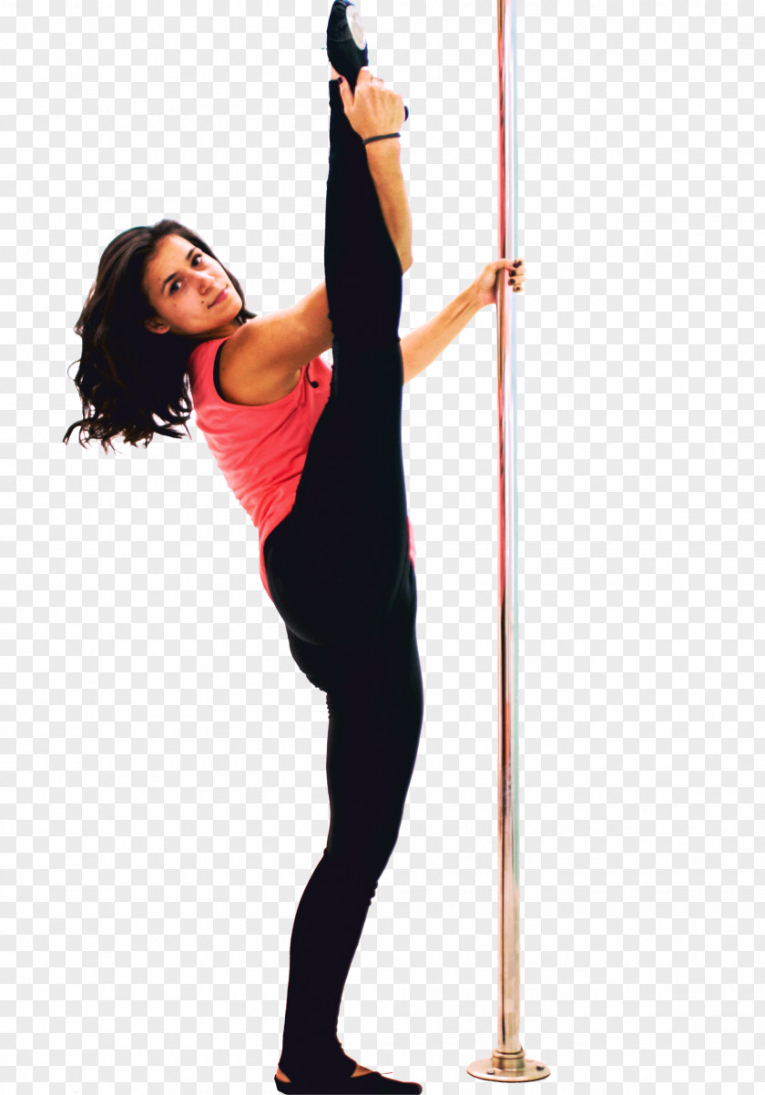Pole Dance Physical Fitness Stretching Monkey Studio Training PNG
