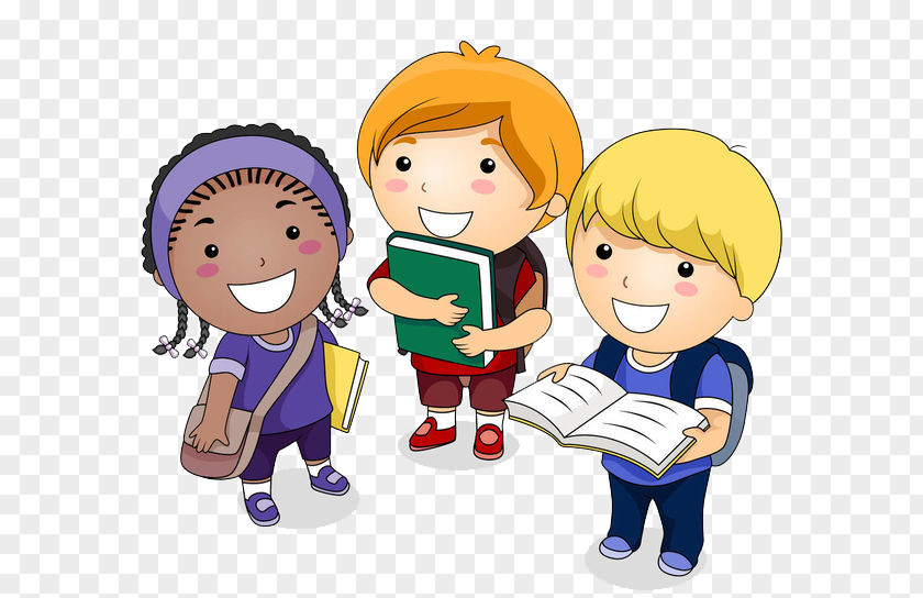 A Student With Book Cartoon Royalty-free Clip Art PNG