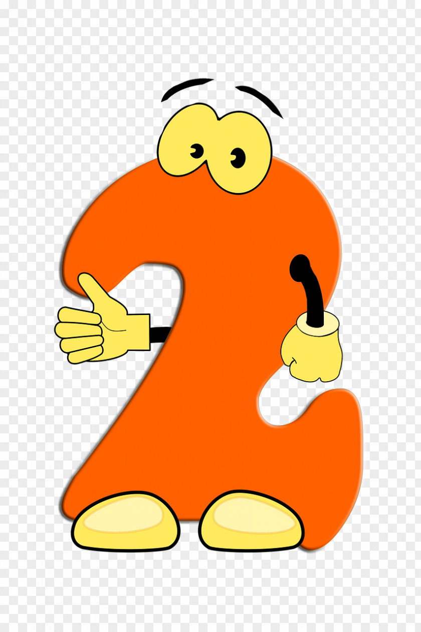 Number 2 Numerical Digit Mathematics Counting Multiplication PNG