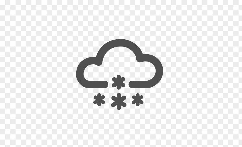 Snowing Rain And Snow Mixed Symbol Cloud PNG