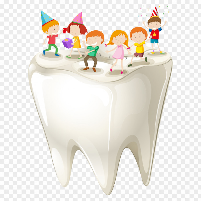 Teeth Dancing Cartoon Children Child Comics Tooth PNG