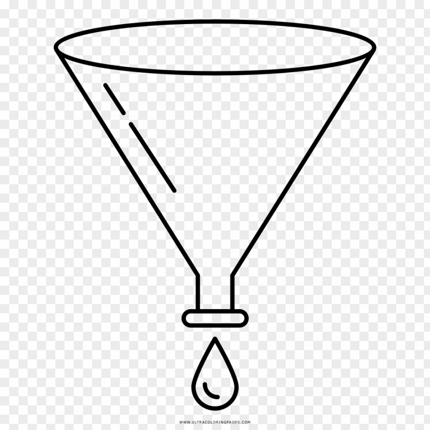 Ea Drawing Sales Process Funnel Coloring Book PNG