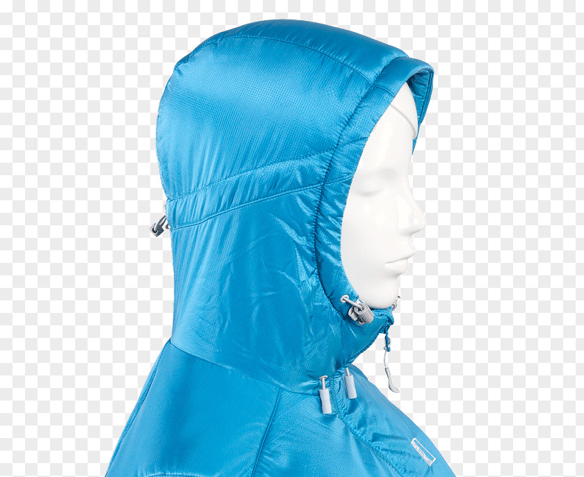 Ice Cap Outerwear Neck Hood Turquoise PNG