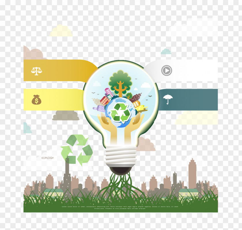Vector Bulb Poster Infographic Creativity Clip Art PNG