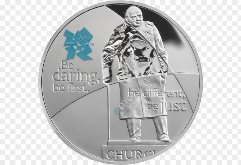 Winston-churchill Statue Of Winston Churchill Coin Set Five Pounds Royal Mint PNG