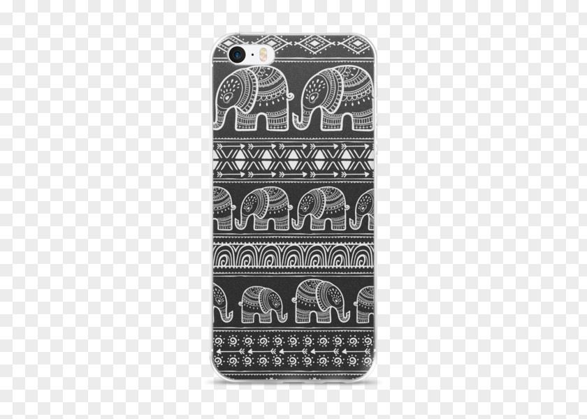 Elephant Motif IPhone Mobile Phone Accessories Visual Arts Pattern PNG